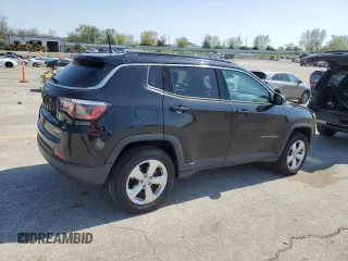 2018 Jeep Compass Altitude with VIN 3C4NJDBBXJT220422, listed as a Copart auction lot 53780225 with 93,004 mi miles and Salvage title. Bid and sale history available at DreamBid. Image 3.