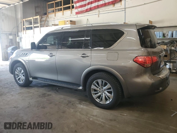 2017 Infiniti QX80 z VIN JN8AZ2NF3H9679311, wystawiony jako Copart lot #55234965 z przebiegiem 58 229 mil mil oraz Nie do naprawy • Non repairable. Historia ofert i sprzedaży dostępna na DreamBid. Obrazek 2.