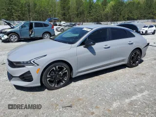 2022 Kia K5 GT-Line with VIN 5XXG64J29NG152885, listed as a Copart auction lot 52148925 with 15,795 mi miles and Salvage Title. Bid and sale history available at carsss.com. Image 1.