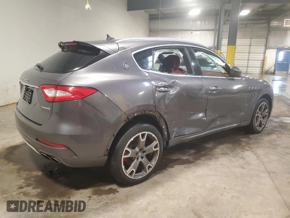 2017 Maserati Levante with VIN ZN661XUS5HX232901, listed as a Copart auction lot 62408945 with Not provided miles and Salvage title. Bid and sale history available at DreamBid. Image 3.