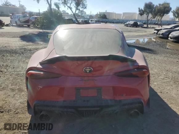 2022 Toyota Supra 3.0 z VIN WZ1DB0C04NW046282, wystawiony jako Copart lot #80995874 z przebiegiem 32 087 mil mil oraz Szkoda całkowita • Salvage title. Historia ofert i sprzedaży dostępna na DreamBid. Obrazek 10.