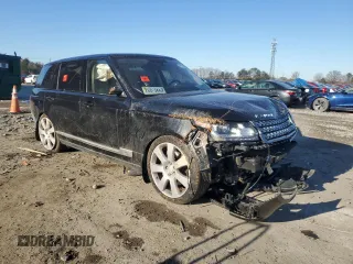 2015 Land Rover Range Rover Supercharged с VIN SALGS3TF2FA218690, выставлен на аукционе Copart как лот 46417235 с пробегом 106 784 миль миль и Списание • Salvage title. История ставок и продаж доступна на DreamBid. Изображение 4.