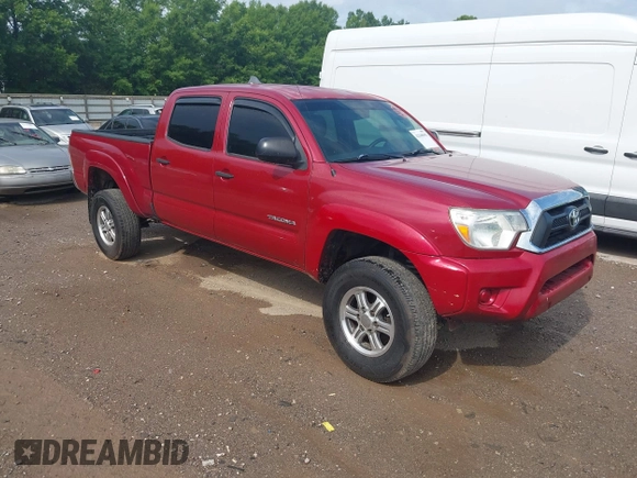 2014 Toyota Tacoma with VIN 3TMMU4FN8EM068048, listed as a IAAI auction lot 42548095 with 126,332 mi miles and . Bid and sale history available at DreamBid. Image 1.