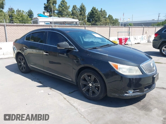 2010 Buick LaCrosse CXL with VIN 1G4GC5EG3AF247287, listed as a IAAI auction lot 42397137 with 161,373 mi miles and . Bid and sale history available at DreamBid. Image 1.