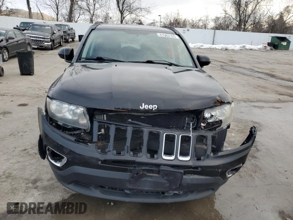 2015 Jeep Compass High Altitude Edition with VIN 1C4NJDEBXFD217481, listed as a Copart auction lot 41563165 with 180,626 mi miles and Salvage Title. Bid and sale history available at carsss.com. Image 5.
