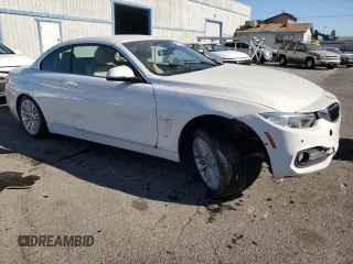 2014 BMW 4 Series 428i with VIN WBA3V7C52EJ872614, listed as a Copart auction lot 87760865 with Not provided miles and Salvage title. Bid and sale history available at DreamBid. Image 4.