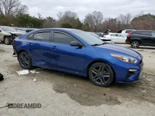 2020 Kia Forte GT-Line with VIN 3KPF34AD9LE180987, listed as a Copart auction lot 48558305 with 121,241 mi miles and Salvage Title. Bid and sale history available at carsss.com. Image 4.