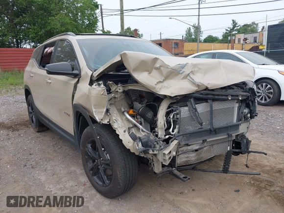 2022 GMC Terrain AT4 with VIN 3GKALYEV1NL198536, listed as a IAAI auction lot 42496284 with 290 mi miles and . Bid and sale history available at DreamBid. Image 6.