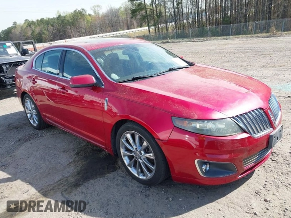 2010 Lincoln MKS w/EcoBoost with VIN 1LNHL9FT2AG615752, listed as a IAAI auction lot 41897880 with 131,061 mi miles. Bid and sale history available at carsss.com. Image 1.