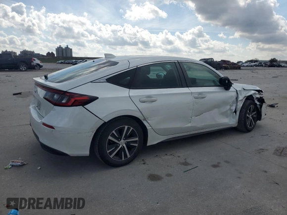 2022 Honda Civic LX z VIN 19XFL2H54NE013734, wystawiony jako Copart lot #44758265 z przebiegiem 55 640 mil mil oraz Szkoda całkowita • Salvage title. Historia ofert i sprzedaży dostępna na DreamBid. Obrazek 3.