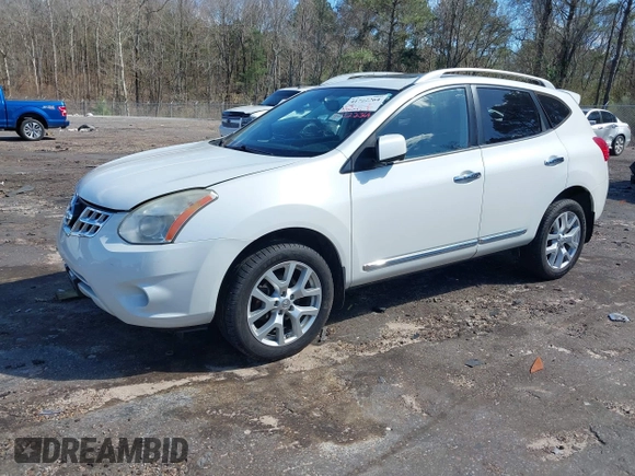 2012 Nissan Rogue S with VIN JN8AS5MT1CW270957, listed as a IAAI auction lot 41722364 with 159,614 mi miles. Bid and sale history available at carsss.com. Image 2.