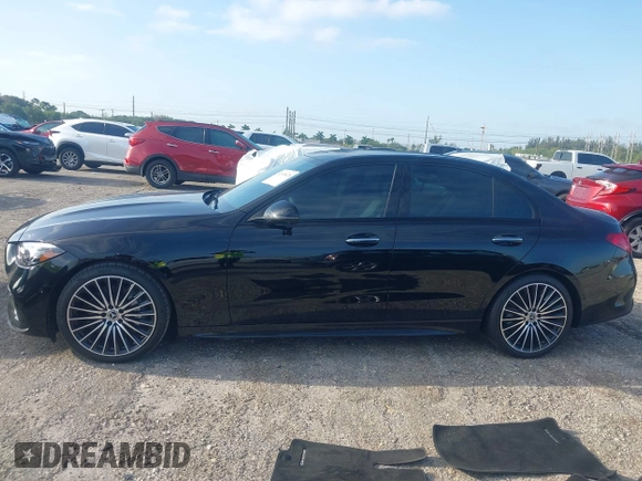 2024 Mercedes-Benz C 300 with VIN W1KAF4GB7RR156309, listed as a IAAI auction lot 42008478 with 5,350 mi miles and . Bid and sale history available at DreamBid. Image 15.