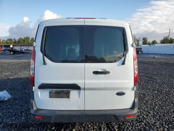 2016 Ford Transit Connect XL with VIN NM0LS6E70G1280312, listed as a Copart auction lot 76296824 with 0 mi miles and Salvage Title. Bid and sale history available at carsss.com. Image 6.