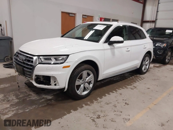 2018 Audi Q5 Premium Plus with VIN WA1BNAFY3J2236543, listed as a IAAI auction lot 41936777 with 86,994 mi miles. Bid and sale history available at carsss.com. Image 18.