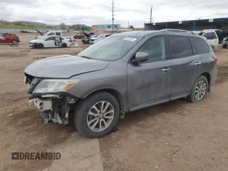 2015 Nissan Pathfinder S z VIN 5N1AR2MM0FC711042, wystawiony jako Copart lot #54342405 z przebiegiem 115 238 mil mil oraz Szkoda całkowita • Salvage title. Historia ofert i sprzedaży dostępna na DreamBid. Obrazek 1.