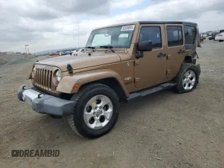 2015 Jeep Wrangler Unlimited Sahara with VIN 1C4BJWEG5FL645846, listed as a Copart auction lot 53326855 with 122,510 mi miles and Salvage title. Bid and sale history available at DreamBid. Image 1.