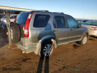 2006 Honda CR-V EX with VIN SHSRD77846U423084, listed as a Copart auction lot 86234584 with 262,874 mi miles and Salvage Title. Bid and sale history available at carsss.com. Image 3.