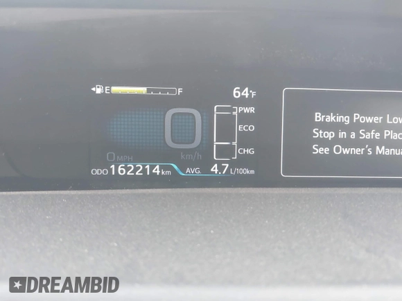 2016 Toyota Prius Four with VIN JTDKARFU2G3526613, listed as a IAAI auction lot 41742117 with 162,214 mi miles. Bid and sale history available at carsss.com. Image 7.