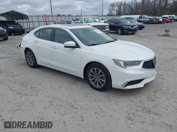 2018 Acura TLX w/Technology Pkg with VIN 19UUB1F5XJA000797, listed as a IAAI auction lot 41454559 with 47,005 mi miles. Bid and sale history available at carsss.com. Image 1.