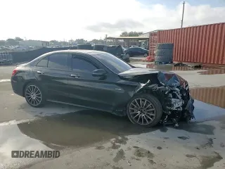2017 Mercedes-Benz C 43 AMG with VIN 55SWF6EB7HU188565, listed as a Copart auction lot 87072524 with Not Provided miles and Salvage Title. Bid and sale history available at DreamBid. Image 10.