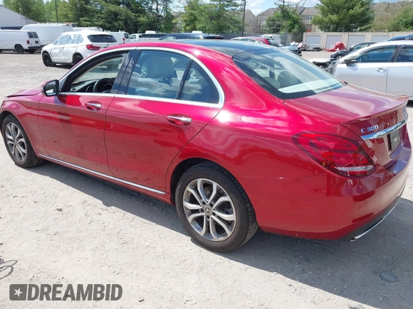 2017 Mercedes-Benz C 300 with VIN 55SWF4KB4HU220400, listed as a IAAI auction lot 42205626 with 29,313 mi miles and . Bid and sale history available at DreamBid. Image 3.
