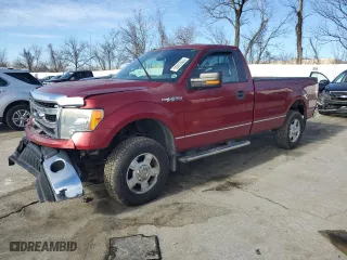 2013 Ford F-150 XL with VIN 1FTNF1EF0DKD31954, listed as a Copart auction lot 47823055 with 110,955 mi miles and Salvage Title. Bid and sale history available at carsss.com. Image 1.