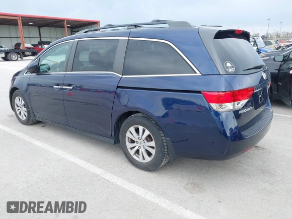 2014 Honda Odyssey EX-L with VIN 5FNRL5H68EB049914, listed as a IAAI auction lot 41986894 with 125,222 mi miles and . Bid and sale history available at carsss.com. Image 3.