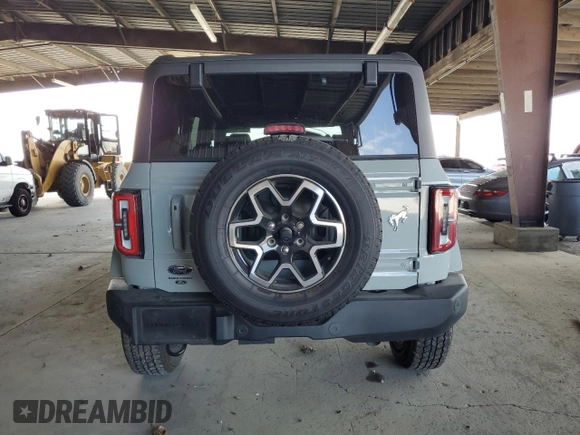 2024 Ford Bronco Outer Banks with VIN 1FMDE8BH1RLA96636, listed as a Copart auction lot 63740475 with 11,791 mi miles and Salvage title. Bid and sale history available at DreamBid. Image 6.
