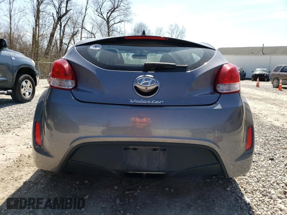 2016 Hyundai Veloster with VIN KMHTC6AD5GU275712, listed as a Copart auction lot 48259043 with 125,345 mi miles. Bid and sale history available at carsss.com. Image 6.