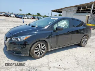 2021 Nissan Versa SV z VIN 3N1CN8EV9ML891564, wystawiony jako Copart lot #59136105 z przebiegiem 86 977 mil mil oraz Szkoda całkowita • Salvage title. Historia ofert i sprzedaży dostępna na DreamBid. Obrazek 1.