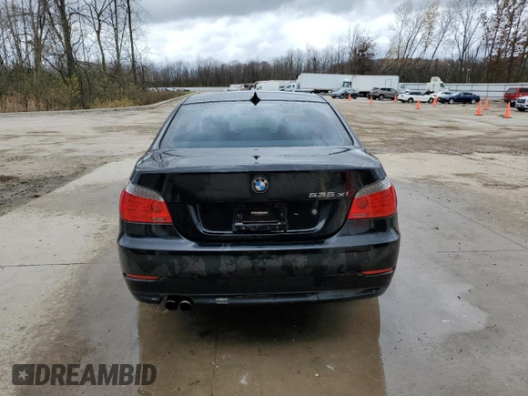 2008 BMW 5 Series 535xi with VIN WBANV93508CZ62308, listed as a Copart auction lot 78413124 with 127,759 mi miles and Clean Title. Bid and sale history available at carsss.com. Image 6.