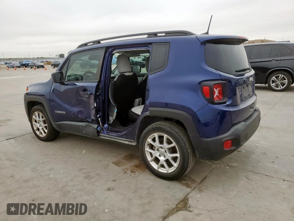 2020 Jeep Renegade Latitude with VIN ZACNJABB2LPL72507, listed as a Copart auction lot 59021305 with 39,034 mi miles and Salvage title. Bid and sale history available at DreamBid. Image 2.
