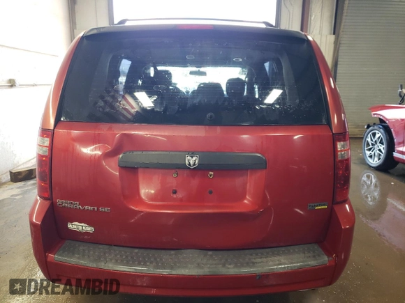 2008 Dodge Grand Caravan SE with VIN 1D8HN44H48B122356, listed as a Copart auction lot 85384614 with 130,229 mi miles and Salvage Title. Bid and sale history available at DreamBid. Image 6.