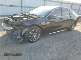 2018 Acura TLX w/Technology Pkg with VIN 19UUB2F59JA006211, listed as a Copart auction lot 80708064 with 125,010 mi miles and Salvage Title. Bid and sale history available at carsss.com. Image 1.