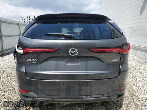 2024 Mazda CX-90 Preferred Plus with VIN JM3KKCHD5R1153256, listed as a Copart auction lot 52702945 with Not Provided miles and Non Repairable. Bid and sale history available at DreamBid. Image 6.