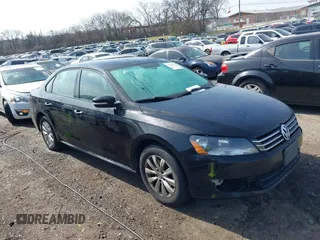 2013 Volkswagen Passat S with VIN 1VWAP7A30DC070794, listed as a IAAI auction lot 41616527 with 151,579 mi miles and . Bid and sale history available at DreamBid. Image 1.