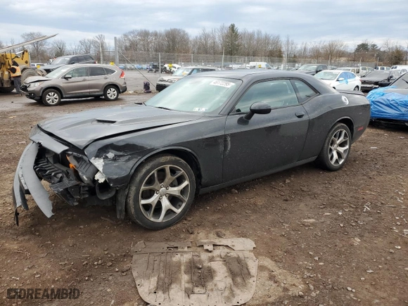 2015 Dodge Challenger SXT Plus with VIN 2C3CDZBG9FH732443, listed as a Copart auction lot 46172295 with 81,235 mi miles and Salvage Title. Bid and sale history available at carsss.com. Image 1.