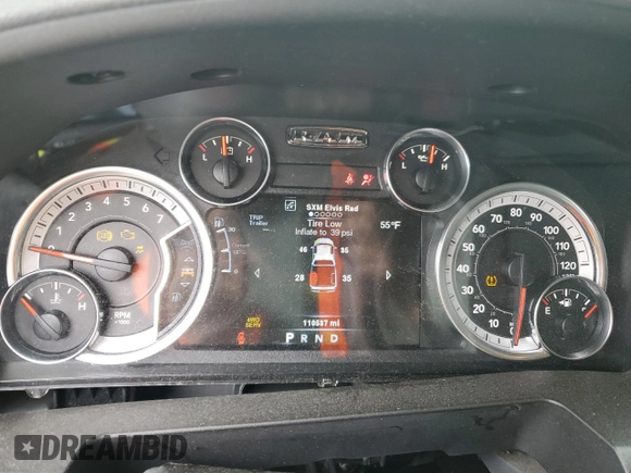 2014 Ram 1500 Big Horn z VIN 1C6RR7LT5ES316461, wystawiony jako Copart lot #57868075 z przebiegiem 110 537 mil mil oraz Czysty tytuł • Clean title. Historia ofert i sprzedaży dostępna na DreamBid. Obrazek 9.