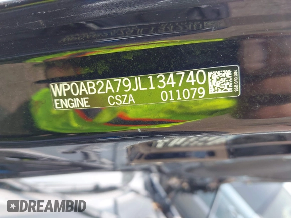2018 Porsche Panamera 4S с VIN WP0AB2A79JL134740, выставлен на аукционе IAAI как лот 42434550 с пробегом 46 733 миль миль и . История ставок и продаж доступна на DreamBid. Изображение 18.