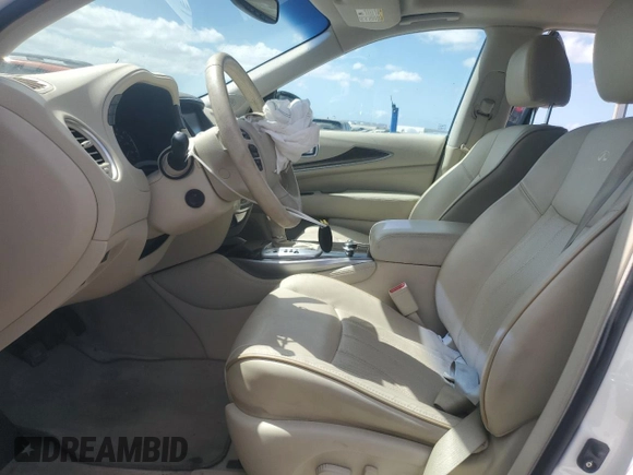 2013 Infiniti JX35 with VIN 5N1AL0MN6DC330680, listed as a Copart auction lot 71867564 with 65,203 mi miles and Salvage Title. Bid and sale history available at carsss.com. Image 7.