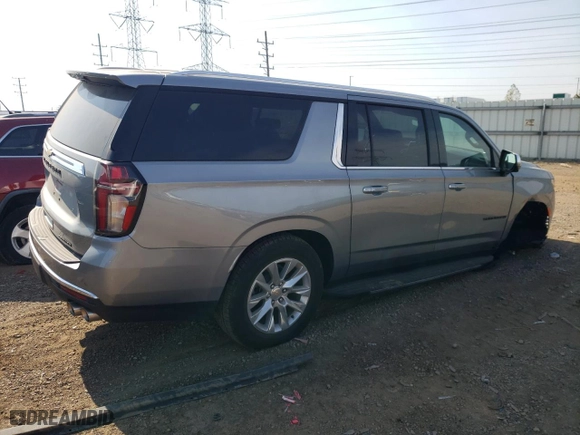 2024 Chevrolet Suburban Premier with VIN 1GNSKFKD4RR245602, listed as a Copart auction lot 74384904 with 3,829 mi miles and Salvage Title. Bid and sale history available at carsss.com. Image 3.
