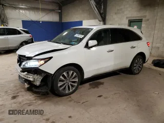 2016 Acura MDX w/Tech/Entertainment with VIN 5FRYD4H66GB044621, listed as a Copart auction lot 47868155 with 170,362 mi miles and Salvage Title. Bid and sale history available at carsss.com. Image 1.