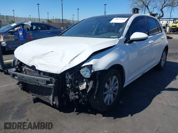 2016 Volkswagen Golf TSI S z VIN 3VW217AU3GM038701, wystawiony jako IAAI lot #42021568 z przebiegiem Nie podano mil oraz . Historia ofert i sprzedaży dostępna na DreamBid. Obrazek 18.