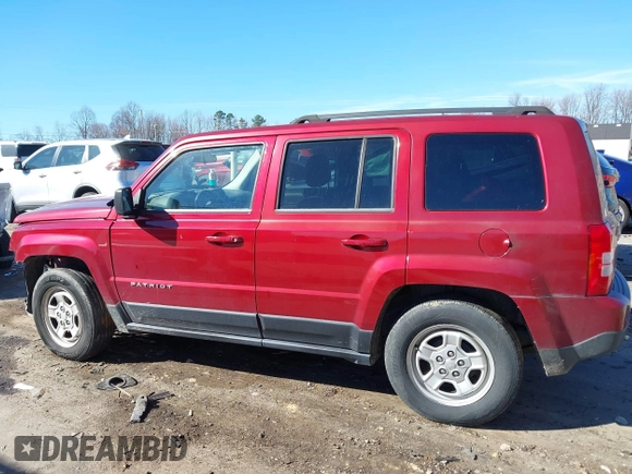 2014 Jeep Patriot Sport with VIN 1C4NJPBA5ED689986, listed as a IAAI auction lot 41701397 with 155,242 mi miles and . Bid and sale history available at carsss.com. Image 14.