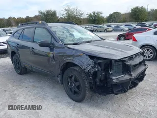 2025 Subaru Outback Wilderness with VIN 4S4BTGUD8S3179942, listed as a IAAI auction lot 41411332 with 2,308 mi miles. Bid and sale history available at carsss.com. Image 1.