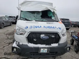 2021 Ford Transit with VIN 1FDBR1CG7MKB02589, listed as a Copart auction lot 88372545 with Not provided miles and Salvage title. Bid and sale history available at DreamBid. Image 5.