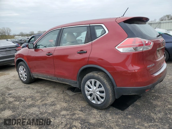 2016 Nissan Rogue SV with VIN KNMAT2MV5GP626187, listed as a Copart auction lot 54683805 with 92,526 mi miles and Clean Title. Bid and sale history available at carsss.com. Image 2.