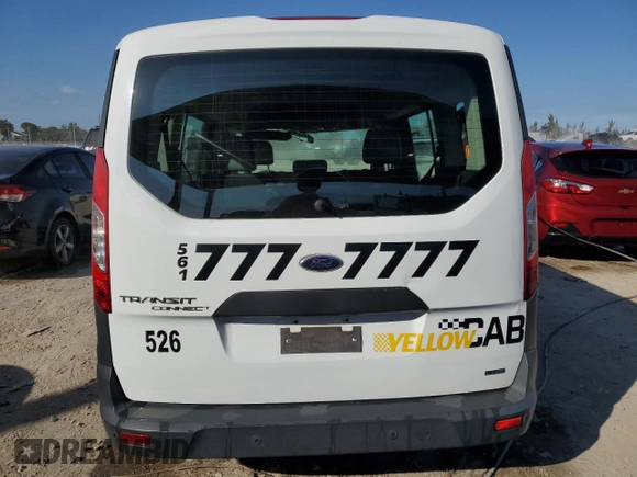 2014 Ford Transit Connect XL with VIN NM0GE9E79E1150472, listed as a Copart auction lot 44714725 with 276,300 mi miles and Clean title. Bid and sale history available at DreamBid. Image 6.