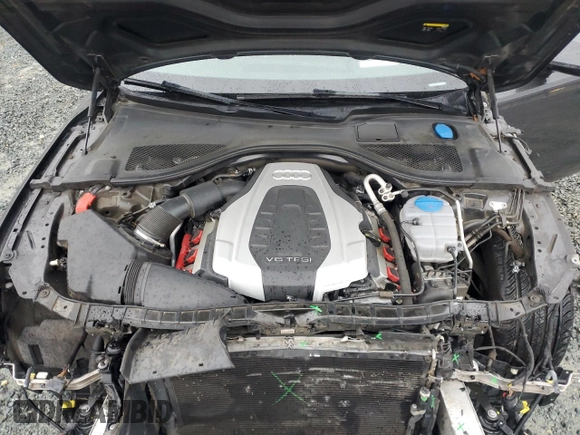 2017 Audi A7 Prestige with VIN WAU22AFC8HN043832, listed as a Copart auction lot 42412214 with 76,025 mi miles. Bid and sale history available at carsss.com. Image 11.