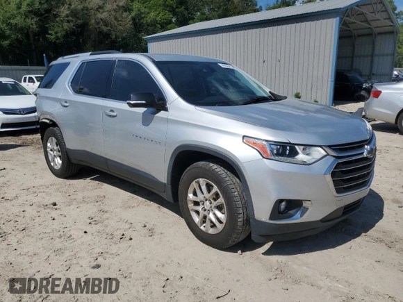 2018 Chevrolet Traverse LT Cloth with VIN 1GNERGKW7JJ282002, listed as a Copart auction lot 61564495 with 105,048 mi miles and Salvage title. Bid and sale history available at DreamBid. Image 4.